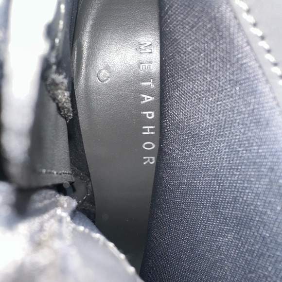 Metaphor Charcoal Gray Suede Heeled Boots - Picture 2 of 4